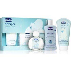 CHICCO_SET Natural Sensation płyn do ciała i włosów 200ml + balsam do ciała 150ml + woda perfumowana 100ml