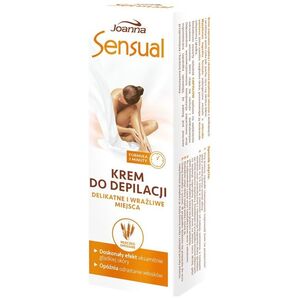 Joanna Sensual krem do depilacji miejsc wrażliwych z mleczkiem owsianym 100g