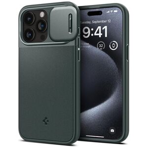 Spigen Case iPhone 16 Pro Max - Spigen Optik Optik Armor MagSafe - Abyss Green 8809971229524 έως 12 άτοκες Δόσεις