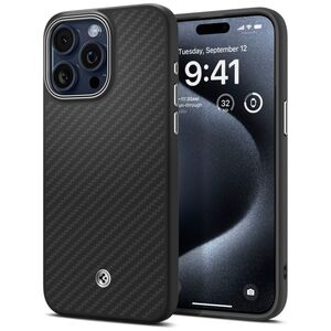 Spigen Case for iPhone 16 Pro Max - Spigen Enzo Enzo Aramid MagSafe - Black / Natural 8809971233576 έως 12 άτοκες Δόσεις