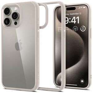 Spigen Case for iPhone 16 Pro - Spigen Ultra Hybrid - Natural Titanium 8809971230391 έως 12 άτοκες Δόσεις