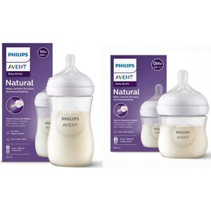 Avent SCY903/01+SCY900/01 BUTELKA 260ML+ BUTELKA 125ML RESPONSYWNA NATURAL