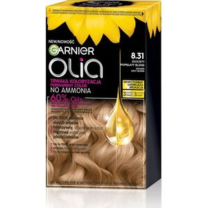 Alkotest GARNIER_Olia farba do włosów 8.31 Golden Ashy Blonde