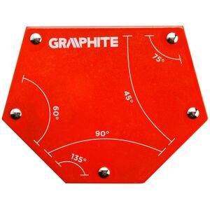 Graphite Spawalniczy kątownik magnetyczny 111x136x24mm 34,0kg (56H905)