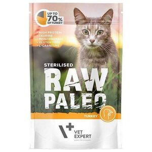 VetExpert VetExpert Raw Paleo STERILISED TURKEY 100g - Mokra Karma dla Kotów 68% MIĘSA Z INDYKA