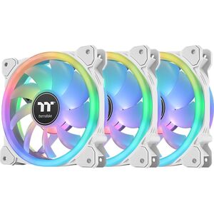 Wentylator Thermaltake SWAFAN 12 RGB Snow 3-pack + Hub (CL-F145-PL12SW-A)