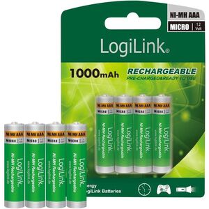 LogiLink Akumulator AAA / R03 1000mAh 4 szt.