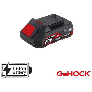 Gehock Μπαταρία 20v 2.0ah li-lon Gehock Glbp20 5310346019310 έως 12 Άτοκες Δόσεις