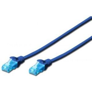 Digitus Patch cord U/UTP cat.5e PVC 1m μπλε 616749