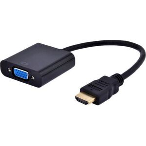 AV adapter Gembird HDMI - D-Sub (VGA) black (A-HDMI-VGA-04)