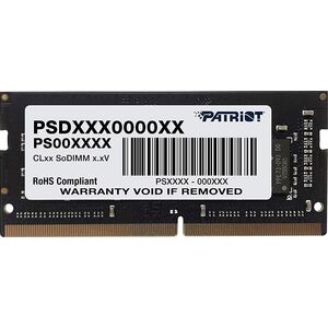 Laptop memory Patriot Signature, SODIMM, DDR4, 8 GB, 2400 MHz, CL17 (PSD48G240081S)