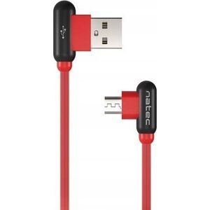 Natec USB-A - καλώδιο USB microUSB 1 m Κόκκινο (NKA-1199) 4764104