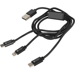 Natec USB-A - Καλώδιο Lightning 1 m Μαύρο (NKA-1202) 4764105