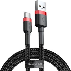 Baseus USB-A - USB-C καλώδιο USB 2 m Μαύρο και κόκκινο (CATKLF-C91) 5460018