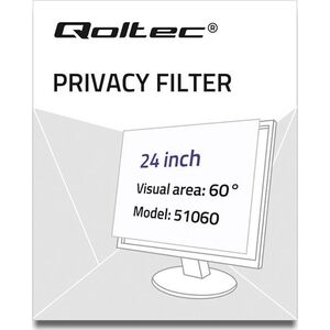 Filter Qoltec privatizing GDPR | 24'' | 16:9