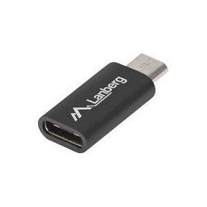 Lanberg USB-C - Προσαρμογέας USB microUSB Μαύρο (AD-UC-UM-01) 5804500