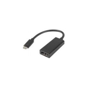 Lanberg USB-C - Προσαρμογέας USB DisplayPort Μαύρο (AD-UC-DP-01) 5804506