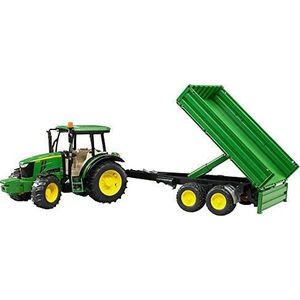 Τρακτέρ Bruder John Deere 5115M με ρυμουλκούμενο ανατρεπόμενο (02108) 5837372