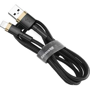 Baseus USB-A - Καλώδιο USB Lightning 2 m Μαύρο και χρυσό (CALKLF-CV1) 5954755