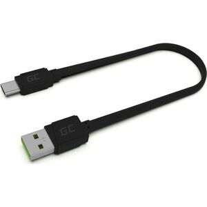 Green Cell USB-C - USB-A καλώδιο USB 0,25 m Μαύρο (KABGC03) 6288157