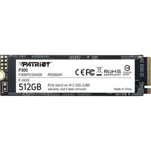 Patriot P300 512 GB M.2 2280 PCI-E x4 Gen3 NVMe SSD (P300P512GM28) 6532360