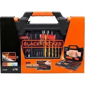 Τρυπάνι Black&Decker για μέταλλο, ξύλο και σκυρόδεμα 76 τμχ (A7231) 8450364