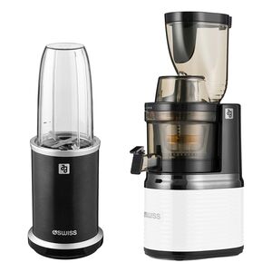 4 Swiss BM202 x JJ slow juicer white + Smart blender NB102 x JJ 8983167