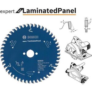 Κυκλικό πριόνι Bosch Laminated Panel Expert 190X30MM 60 δοντιών 9004698