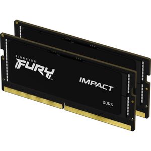 Laptop memory Kingston Fury Impact, SODIMM, DDR5, 64 GB, 4800 MHz, CL38 (KF548S38IBK2-64 )