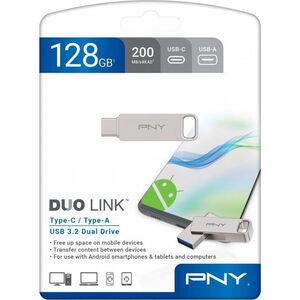 Pendrive PNY Duo-Link, 128 GB (P-FDI128DULINKTYC-GE) 12777829