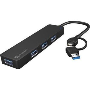 USB HUB Natec NHU-2023 1x USB-C + 4x USB-A 3.0 (NHU-2023) 12778382