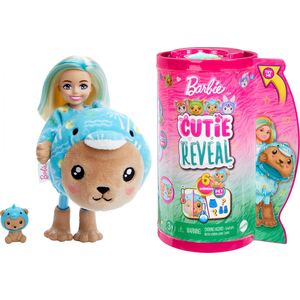 Barbie Doll Mattel Cutie Reveal Chelsea Bear-Dolphin Series Animal Costumes HRK30 13182825