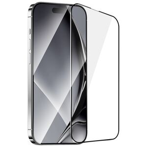 Tempered glass metal frame for iPhone 14 Pro 6,1&quot; black frame 5900495756282