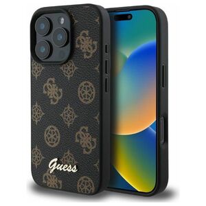 Guess case for iPhone 16 Pro Max 6,9&quot; GUHMP16XPGPYSK black hardcase Peony Script MagSafe 3666339342357