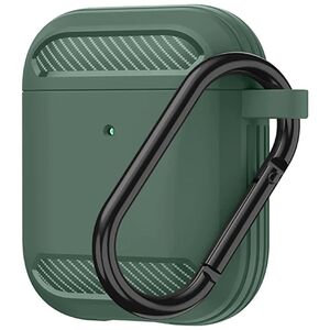 Techsuit Case for AirPods 1 / AirPods 2 - Techsuit Carbon Silicone - Green 5949419252097 έως 12 άτοκες Δόσεις