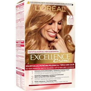 L’Oreal Paris Excellence Creme 7.3 złocisty blond