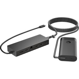 HUB USB HP HP Universal USB-C Hub and Laptop Charger Combo