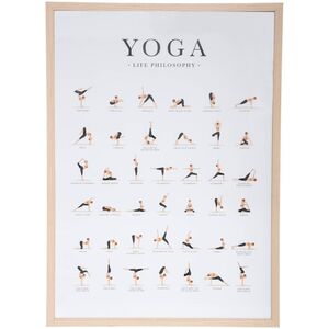 Αφίσα με πλαίσιο Atmosphera YOGA, 52 x 72 cm 13430047 3560237592312