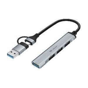 HUB USB Tracer ADAPTER TRACER A-4, USB Type-C do USB-A, 4x USB-A