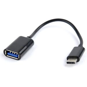 Adapter USB Gembird Czarny  (A-OTG-CMAF2-01)