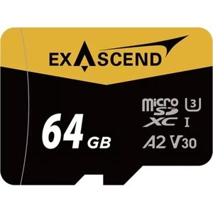 Karta ExAscend Catalyst MicroSDXC 64 GB UHS-I/U3 A2 V30 (EX64GUSDU1-AD)