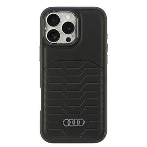 Original Case IPHONE 16 PRO MAX Audi Synthetic Leather (AU-TPUPCMIP16PM-GT/D3-BK) black 6955250227636