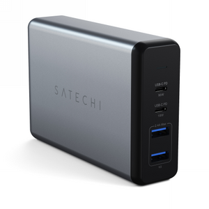 Satechi Desktop 108W Pro Wall Charger 2x USB-C PD 90W/18W, 2X USB-A total 12W STH68 879961008604