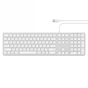 Satechi Aluminum Wired Keyboard with USB-A numeric chip (silver) STH89 879961007225