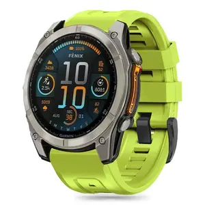 Tech-Protect Silicone Garmin Fenix 5 / 6 / 6 Pro / 7 / 8 47mm / E Lime THP3204 5906302377206