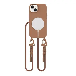 Tech-Protect Magnecklace MagSafe Apple iPhone 14 Chocolate Brown THP3339 5906302370504