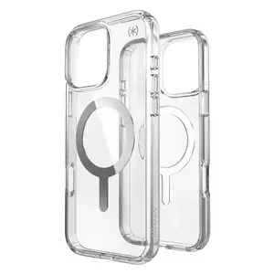 Case Speck Presidio Perfect-Clear MagSafe Apple iPhone 16 Pro Max (Clear / Chrome Finish / Serene Silver) SPK669 840168543618