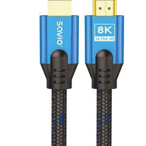 Kabel Savio HDMI - HDMI 5m czarny (CL-169)