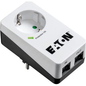 Listwa zasilająca Eaton Wtyczka przeciwprzepięciowa Protection Box 1 Tel@ DIN PB1TD -PB1TD