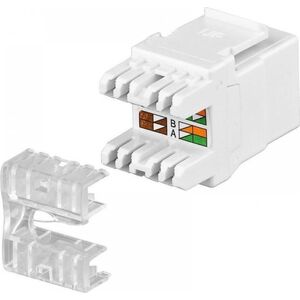 Intellinet Network Solutions Intellinet Moduł Keystone RJ45 Cat5e, UTP, LSA, biały